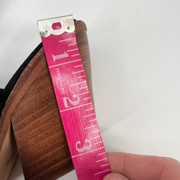 Dolce Vita Sita Mule Size 6.5 Black Suede Leather Pointed Toe Chunky Block Heel - Picture 11 of 11